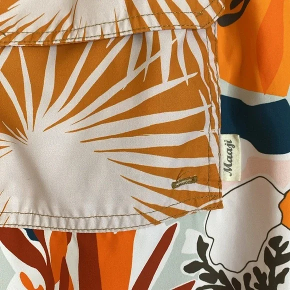 Maaji swim trunks men’s XL tropical inner lining EUC - Picture 6 of 7